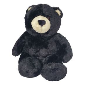 Build A Bear Black Bear Plush Teddy Stuffed Animal 15" BABW Soft Toy Classic